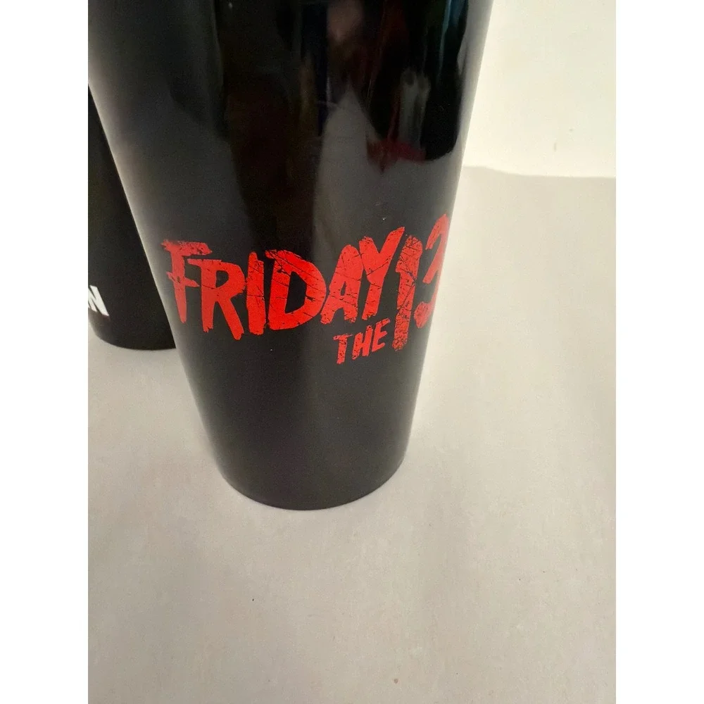 Universal Horror Plastic Cups Unisex 22oz Black Michael Myers Jason‎ Halloween